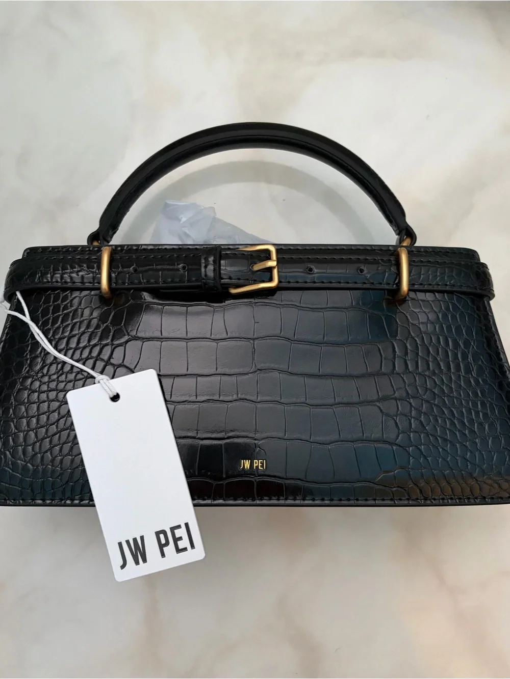 JW PEI Women's Elena Classic Top Handle Structured Bag